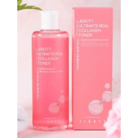 Jigott Ultimate Real Collagen Toner - Антивозрастной тонер с коллагеном 300мл.