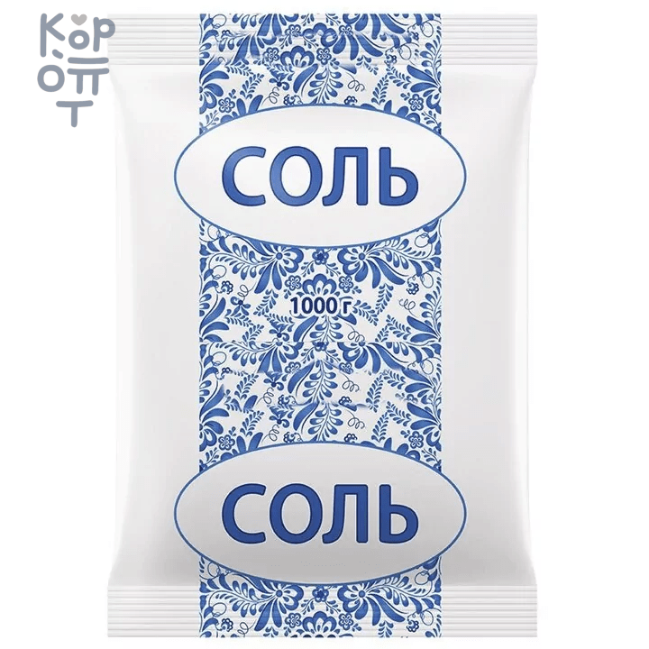Отличная Кухня - Соль пищевая фасованная 1кг.*40уп. (в коробке) фото 1 &mdash; Корейские товары для всей семьи(КорОпт)