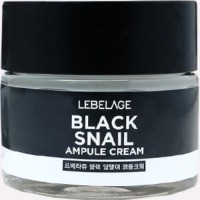 Lebelage Black Snail Ampule Cream - Ампульный крем с экстрактом чёрной улитки, 70мл.