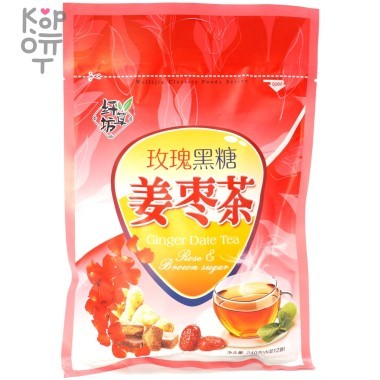 Чай БаБао c Имбирем, фиником и коричневым сахаром, 240гр. — Корейские товары для всей семьи(КорОпт)