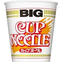 NISSIN Cup Noodle BIG Лапша сублимированная с креветкой и соевым соусом, стакан, 100 г