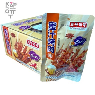 Снэк DouHao вегетарианские куриные шашлычки с горячим перчиком — Корейские товары для всей семьи(КорОпт)