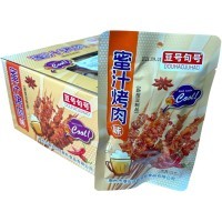 Снэк DouHao вегетарианские куриные шашлычки с горячим перчиком