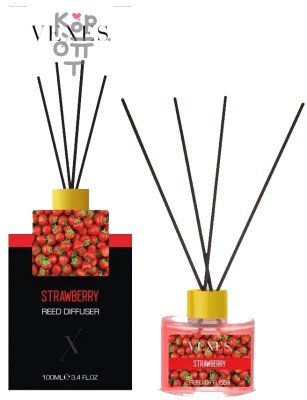 VEXES ароматический диффузор 100 мл: Strawberry, Peach, Powder