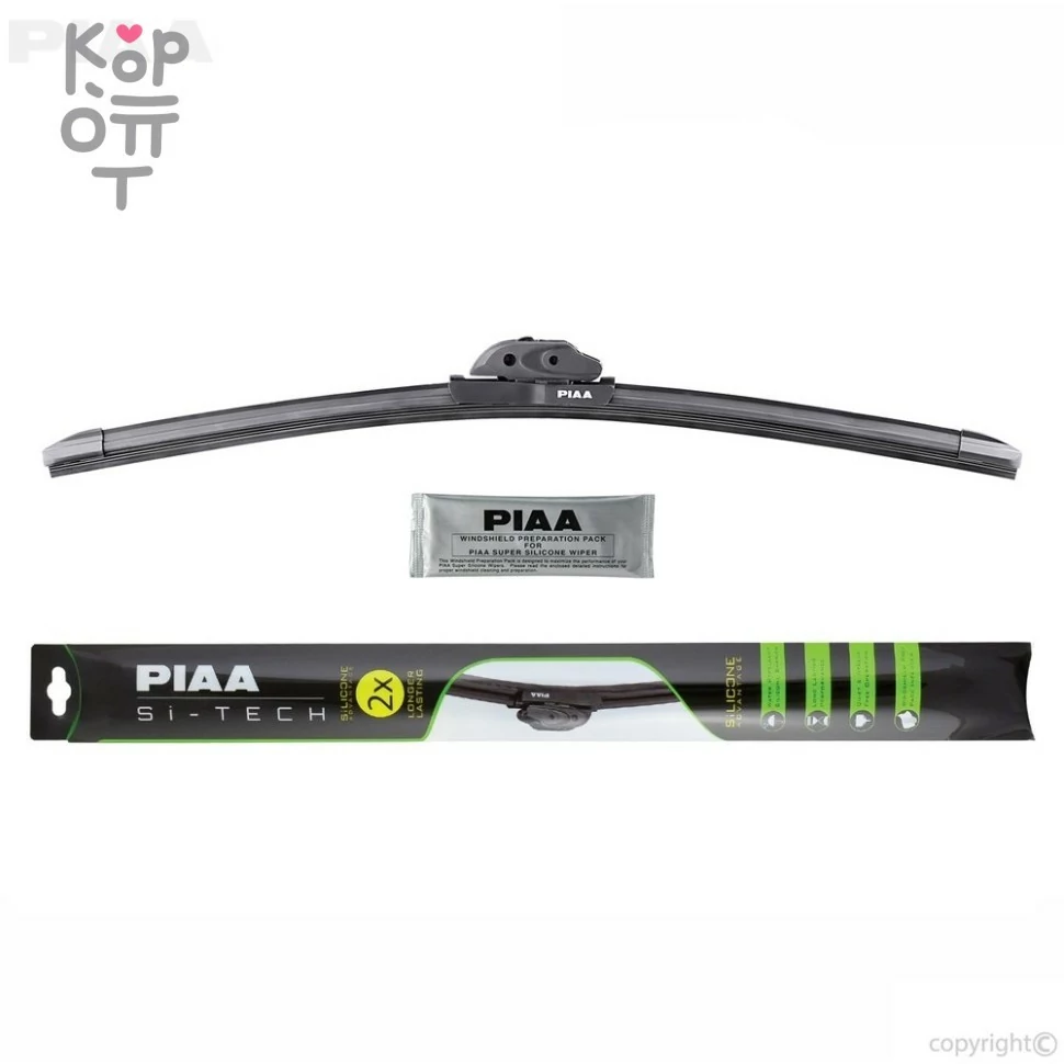 PIAA WIPER SI-TECH - Дворник бескаркасный универсальный силиконовый, купить с доставкой на дом фото 1 — Корейские товары для всей семьи(КорОпт)