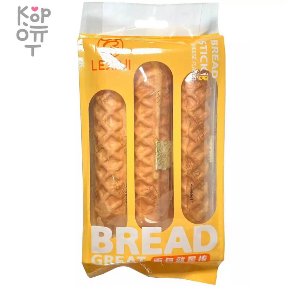LEJINJI Bread Stick Cheese Flavor - китайский десерт Хлебные палочки со вкусом сыра, 96гр., купить с доставкой на дом фото 1 — Корейские товары для всей семьи(КорОпт)