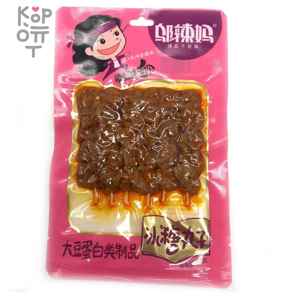 Снэк Шашлычок из соевого мяса на шпажке, острый, пряный 90гр., купить с доставкой на дом фото 1 — Корейские товары для всей семьи(КорОпт)