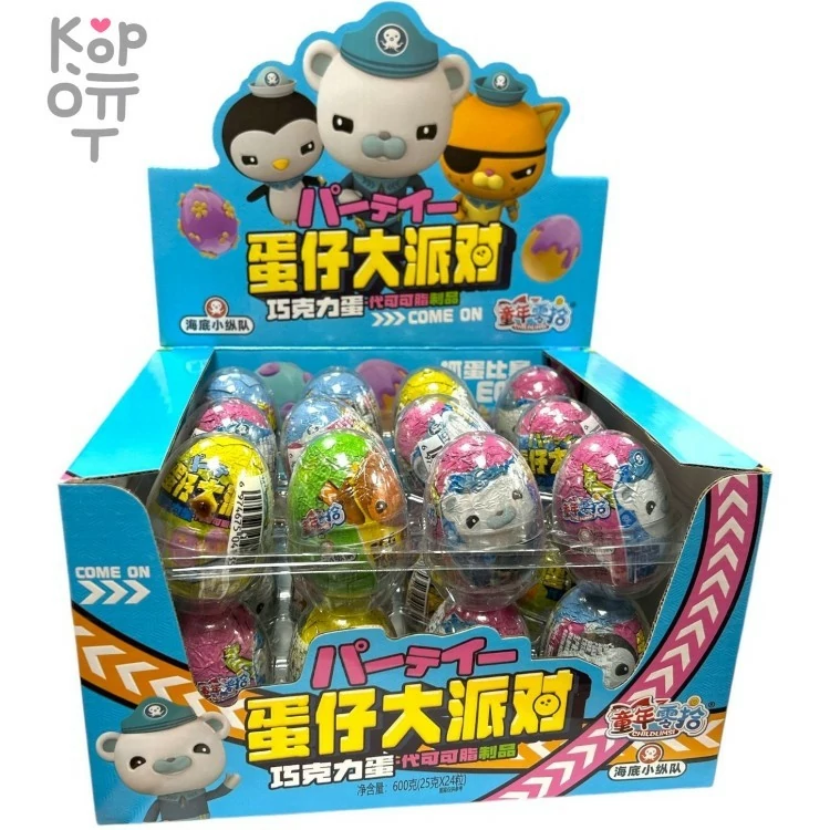 Шоколадное Яйцо Chocolate Biscuits Meomi Октонавты с Игрушкой по