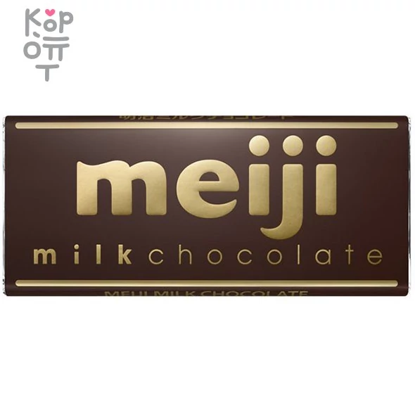 Meiji Milk Chocolate - Молочный шоколад 120гр., купить с доставкой на дом фото 1 — Корейские товары для всей семьи(КорОпт)