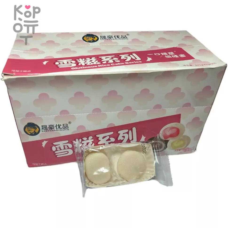 Моти Shenghaoyoupin со вкусом Йогурта, купить с доставкой на дом фото 1 — Корейские товары для всей семьи(КорОпт)