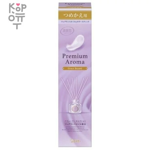 ST Shoshu Riki Premium Aroma - Освежитель воздуха для комнаты (сменная упаковка - наполнитель + палочки) 50мл. — Корейские товары для всей семьи(КорОпт)