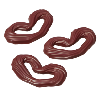 Lotte Ghana Ripple Chocolate Bar - Шоколад Гана молочный в форме сердечек, 58гр.