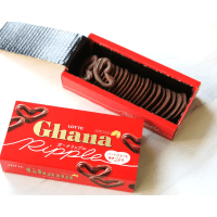 Lotte Ghana Ripple Chocolate Bar - Шоколад Гана молочный в форме сердечек, 58гр.