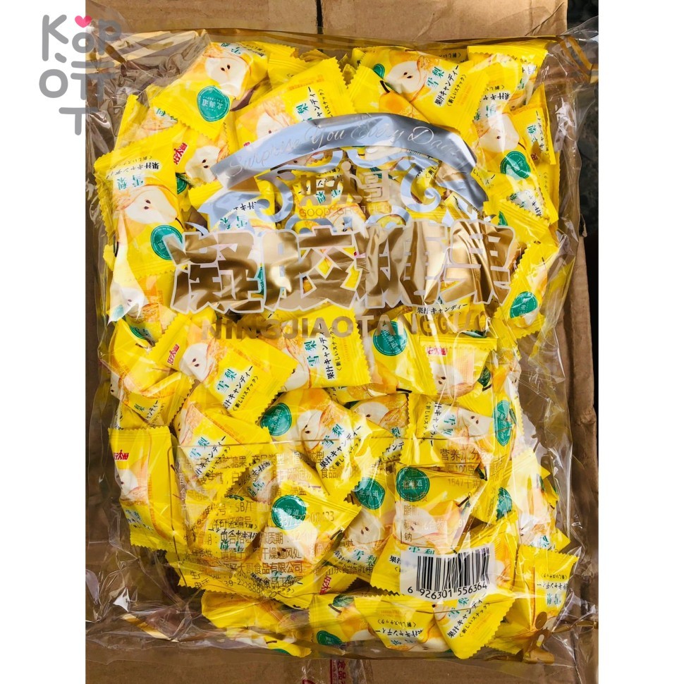 Мармелад сочная Груша, 2,5кг, купить с доставкой на дом фото 1 — Корейские товары для всей семьи(КорОпт)