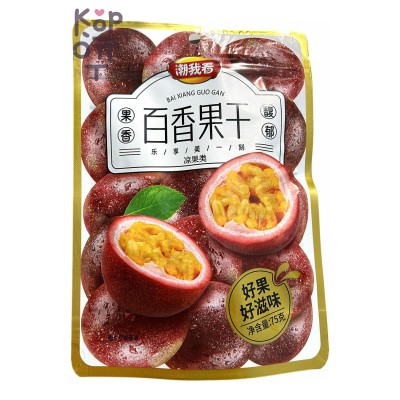 Сухофрукты Bai Xiang Guo Gan - Сушеная Маракуйя, 75гр.