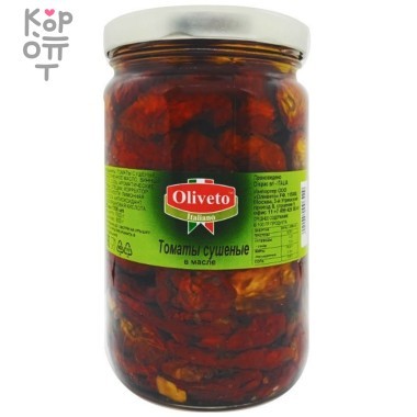 Оliveto - Томаты сушеные в масле 1,2л. &mdash; Корейские товары для всей семьи(КорОпт)