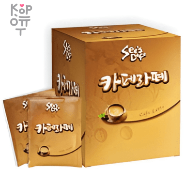 See&#039;s Coffee Milk Latte - Кофе быстрорастворимый Молочный Латте 25гр.*12шт. — Корейские товары для всей семьи(КорОпт)