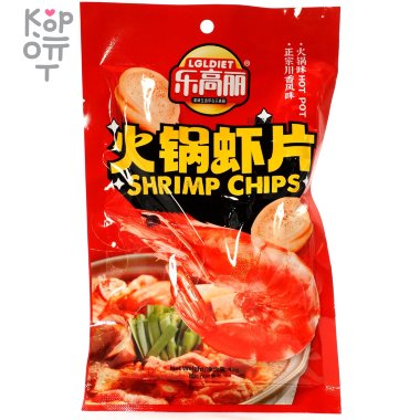 Чипсы LgLDiet Shrimp Chips - Креветочные, 42гр. &mdash; Корейские товары для всей семьи(КорОпт)