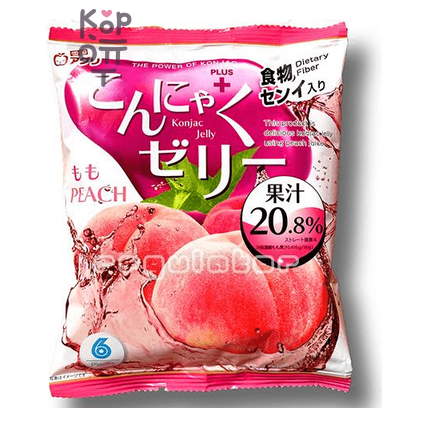 Yukiguni Aguri Konjac Jelly - Желе порционное Конняку, 96 г (16 г × 6 шт.)