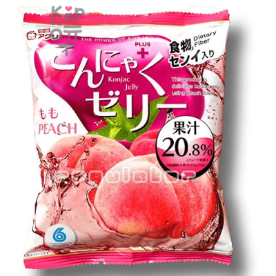 Yukiguni Aguri Konjac Jelly - Желе порционное Конняку 96гр. (16гр.* 6шт. )