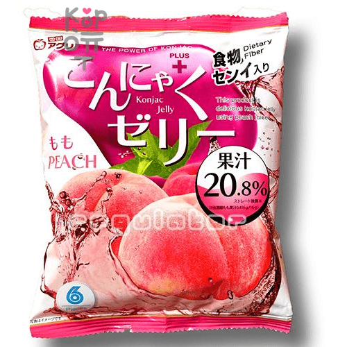 Yukiguni Aguri Konjac Jelly - Желе порционное Конняку 96гр. (16гр.*6шт. )