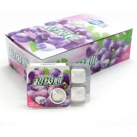 Жевательная резинка Super Heart Crispy Jam Sandwich Gum - с Виноградной начинкой