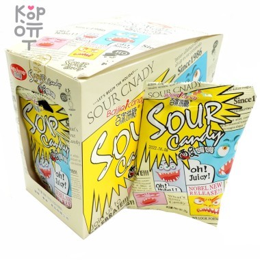 Конфеты очень кислые Baijia со вкусом Яблока — Корейские товары для всей семьи(КорОпт)