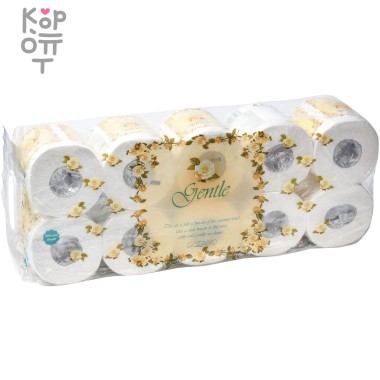 Gentle Трехслойная туалетная бумага  с ароматом «Европы», в индивидуальной упаковке, 10 шт./упаковка — Корейские товары для всей семьи(КорОпт)