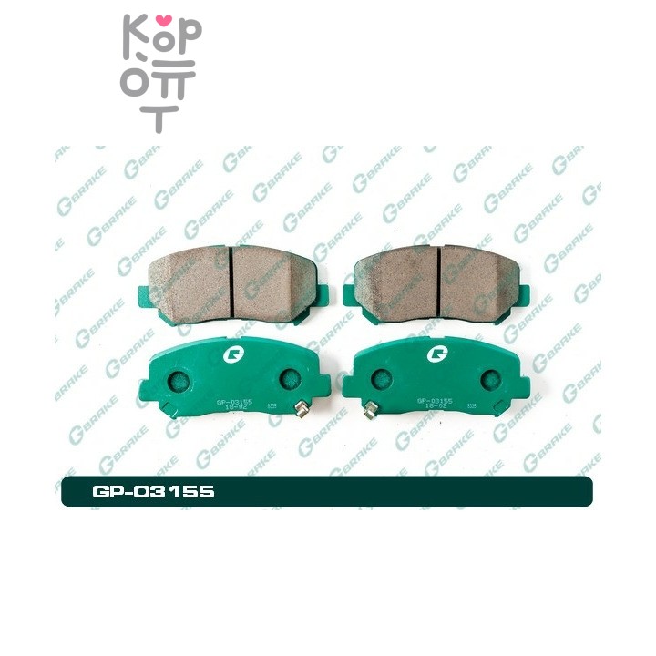 Колодки тормозные дисковые PN-25000 / AN783WK / D3155H / GP-03155 G-brake