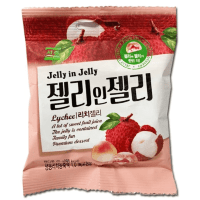 Seoju Lychee Jelly in Jelly - Мармелад из личи в миниатюре с желе внутри, 26 г