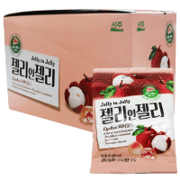 Seoju Lychee Jelly in Jelly - Мармелад из личи в миниатюре с желе внутри, 26 г