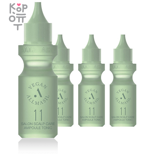 Vegan Allmasil 11 Salon Scalp Care Ampoule Tonic - Тонер освежающий ампульный для кожи головы 30мл.*3шт., купить с доставкой на дом фото 1 — Корейские товары для всей семьи(КорОпт)