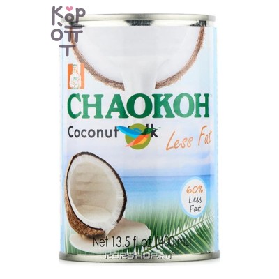 CHAOKOH Кокосовое молоко лайт, 400 мл, жестяная банка