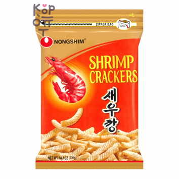 NongShim Shrimp Cracker - Чипсы "Нонг Шим" креветка, 400 г, Коробка 6 шт.