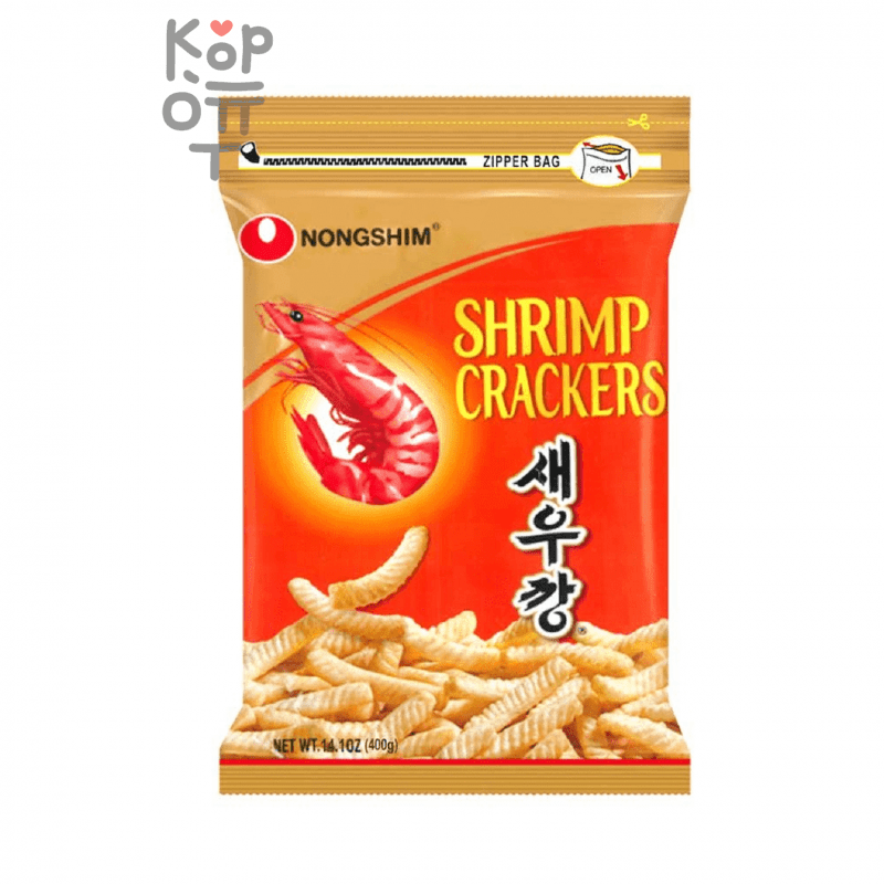 NongShim Shrimp Cracker - Чипсы "Нонг Шим" креветка 400гр., 6 упаковок в коробке