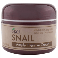 Ekel Ample Intensive Cream Snail - Ампульный крем для лица с экстрактом Муцина Улитки 100гр.
