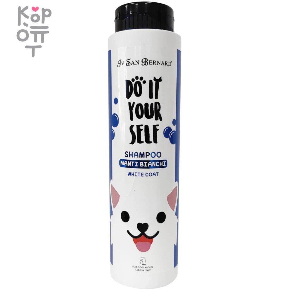 ISB DO IT YOURSELF Шампунь для животных с белой шерстью 300мл.