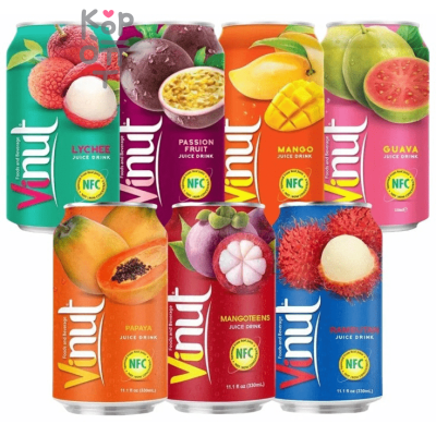 Vinut Juice Drink - Вкусный негазированный Тропический напиток с соком, 0,33л.