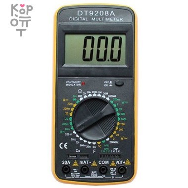 Мультиметр DT9208А — Корейские товары для всей семьи(КорОпт)