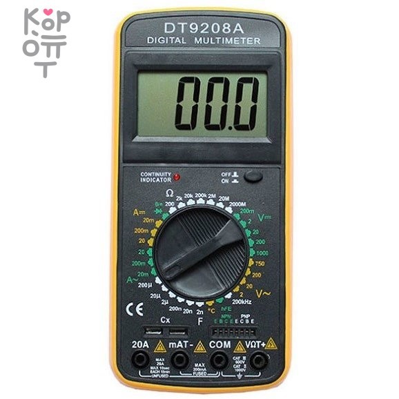 Мультиметр DT9208А, купить с доставкой на дом фото 1 — Корейские товары для всей семьи(КорОпт)