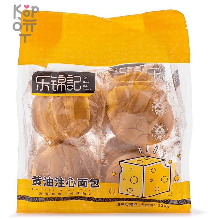 LEJINJI Butter Bread Cheese Flavor - китайский десерт Сливочный хлеб со вкусом сыра, 320гр., купить с доставкой на дом фото 1 — Корейские товары для всей семьи(КорОпт)