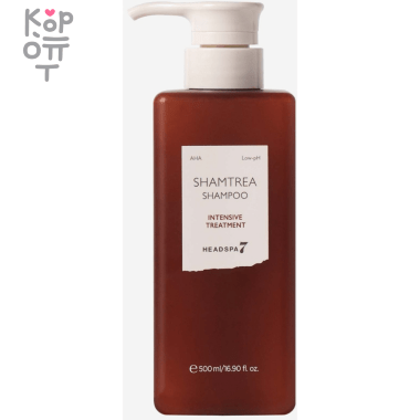 Headspa 7 Shamtrea Intensive Shampoo Treatment - Шампунь для интенсивного лечения поврежденных волос 500мл. — Корейские товары для всей семьи(КорОпт)