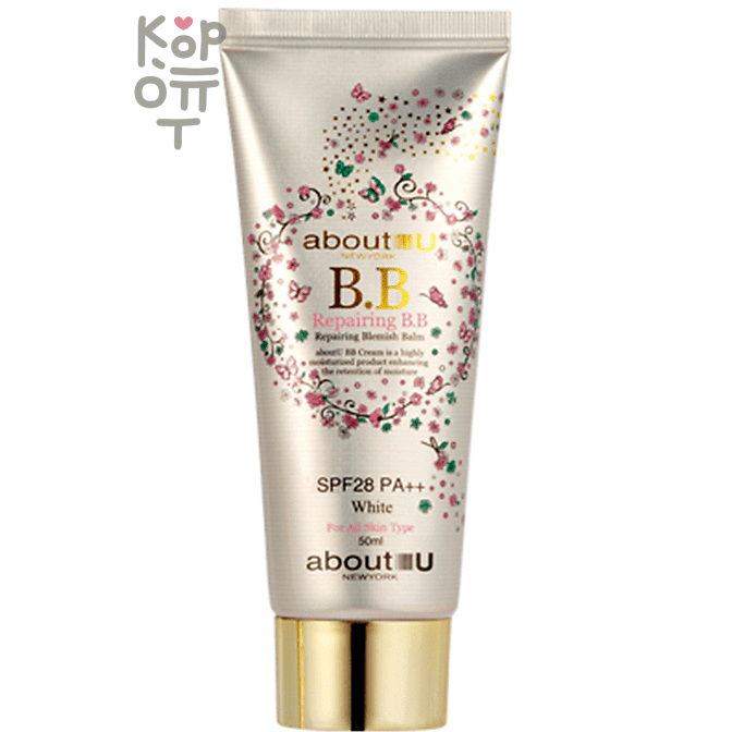 Privia About U B.B. Cream SPF28 PA++ - Восстанавливающий BB-крем с солнцезащитным фактором 50мл.