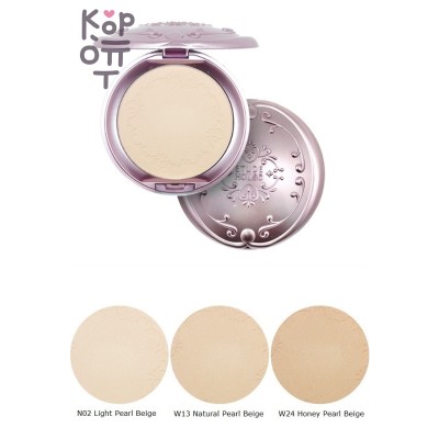 ETUDE Secret Beam Powder Pact SPF36/PA+++ N02 Light Pearl Beige - Компактная пудра с эффектом сияния светлый жемчужный беж, 15 г