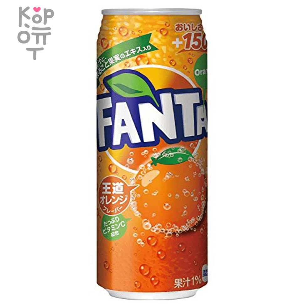 Напиток безалкогольный газированный с апельсином Fanta Orange, 500мл. по  цене 206 руб. в интернет магазине Корейские товары для всей семьи(КорОпт)