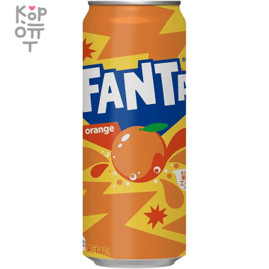 Напиток безалкогольный газированный с апельсином Fanta Orange, 500мл. — Корейские товары для всей семьи(КорОпт)