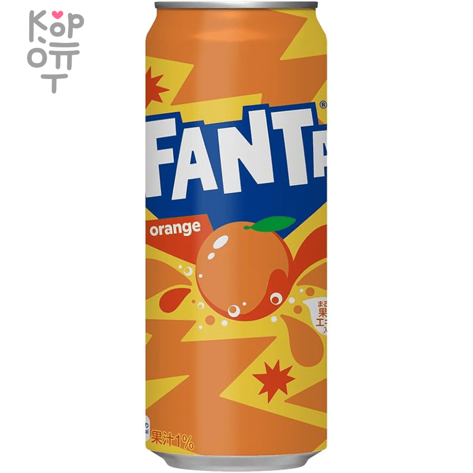 Напиток безалкогольный газированный с апельсином Fanta Orange, 500мл., купить с доставкой на дом фото 1 — Корейские товары для всей семьи(КорОпт)