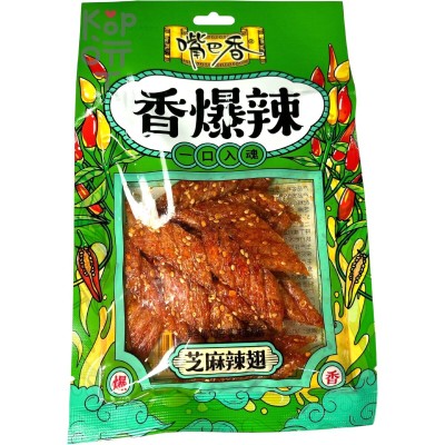 Снэк пшеничный Maojinsong Foods острый со вкусом кунжута, 70гр.