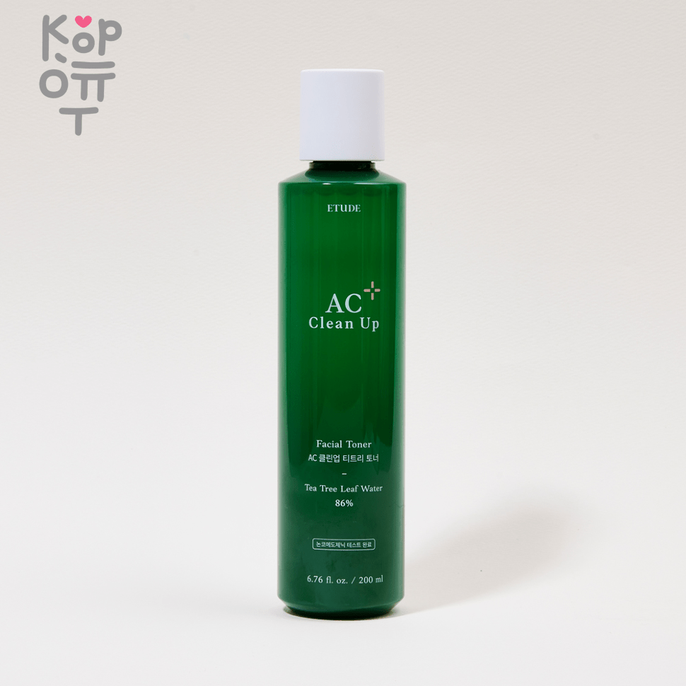 Etude House AC Clean Up Facial Toner - Тонер для чувствительной кожи с экстрактом хиноки, 200мл. фото 1 &mdash; Корейские товары для всей семьи(КорОпт)