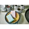 SB CLEAN&CLEAR - Губка для мытья посуды №054 Crystal - 13,5см*8см*2см., мягкая, купить с доставкой на дом фото 2 — Корейские товары для всей семьи(КорОпт)
